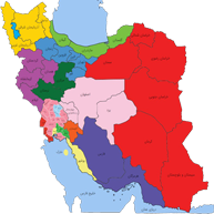 نقشه مناطق سازمان