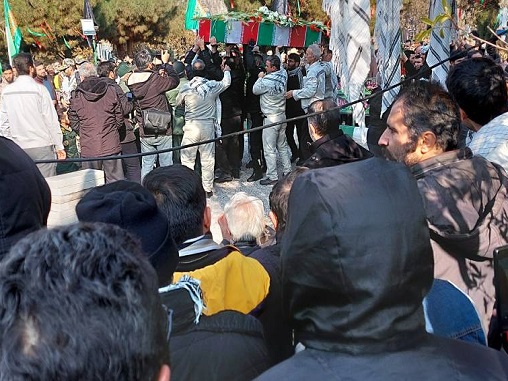 تشییع شهید گمنام2