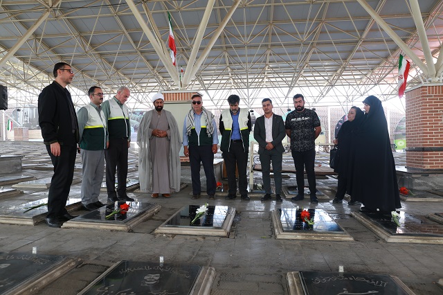 غبارروبی مزار شهدا 2