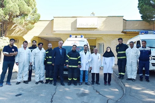 رزمایش با پتروشیمی تبریز 2