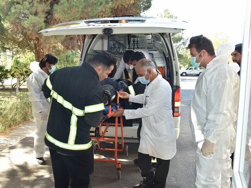 رزمایش با پتروشیمی تبریز 4