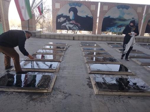 غبارروبی مزار شهدا 11