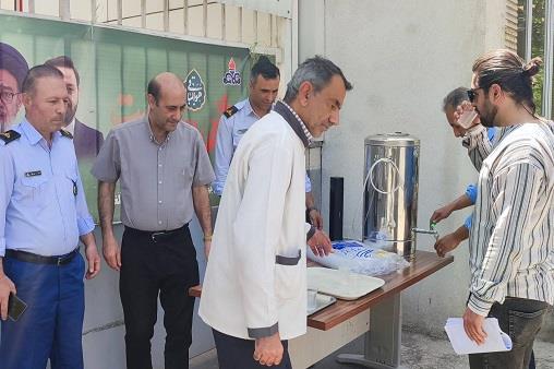 مراسم شهدای خدمت 8