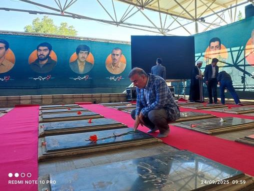 غبارروبی مزار شهدا 2