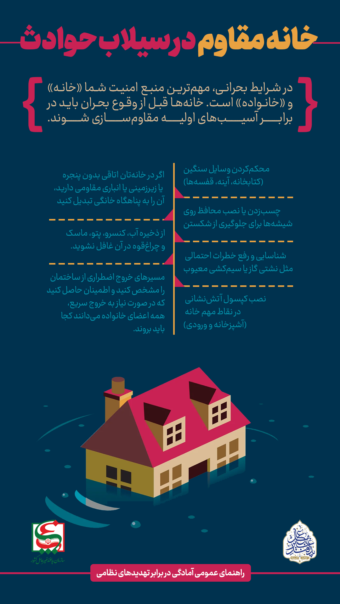 مطالب آموزشی در شرایط اضطراری