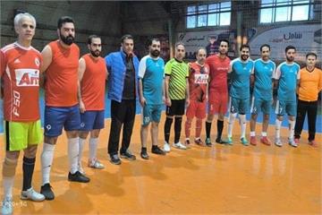 دیدار دوستانه تیم فوتسال بهداشت و درمان نفت شمالغرب و تیم منتخب پالایشگاه تبریز