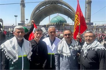 عزیمت هیئت نمایندگی کانون بسیج جامعه پزشکی به تهران؛ همراهی همکاران بهداشت و درمان با مراسم تشییع رهبر معظم انقلاب