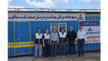 ارائه خدمات پزشکی به زائرین اباعبدالحسین (ع) توسط بهداشت و درمان صنعت نفت شمالغرب کشور